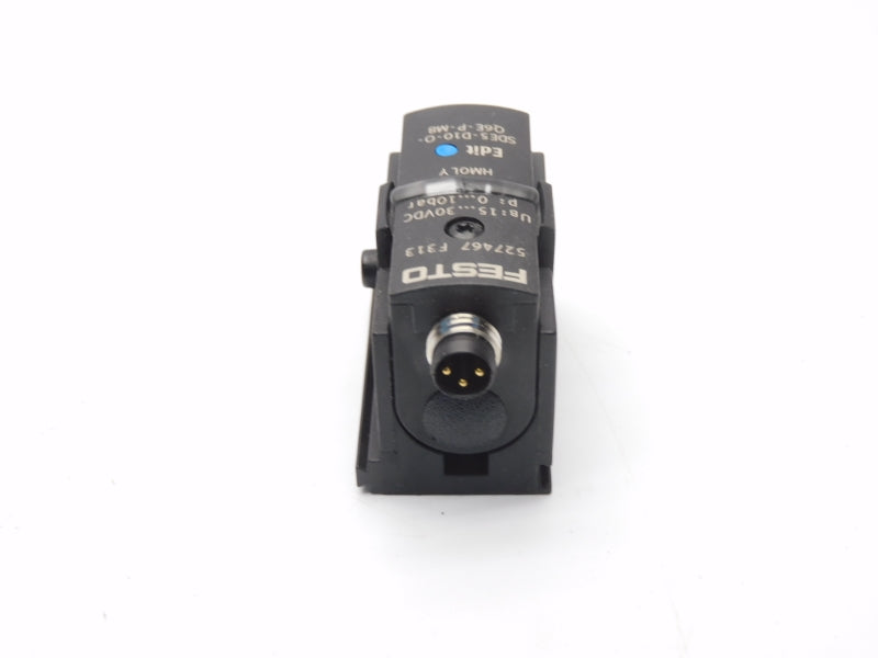 FESTO SDE5-D10-O-Q6E-P-M8 527467 SER. F313 15-30VDC 0-10BAR NSNP