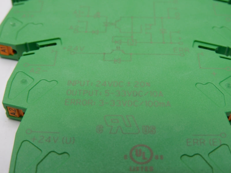PHOENIX CONTACT PLC-OPT-24DC/24DC/10/R 24VDC 10A (PKG OF 2) NSMP