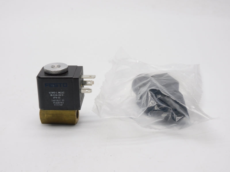 FESTO VZWD-L-M22C-M-G18-20-V-1P4-15 1491827 SER. F5 24VDC 0-15BAR NSMP