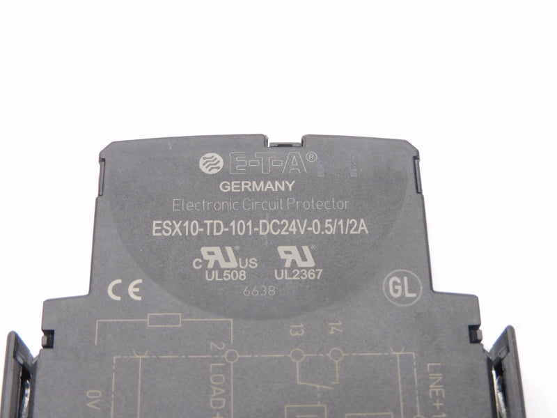 E-T-A ESX10-TD-101-DC24V-0.5/1/2A 24VDC 2A UNMP