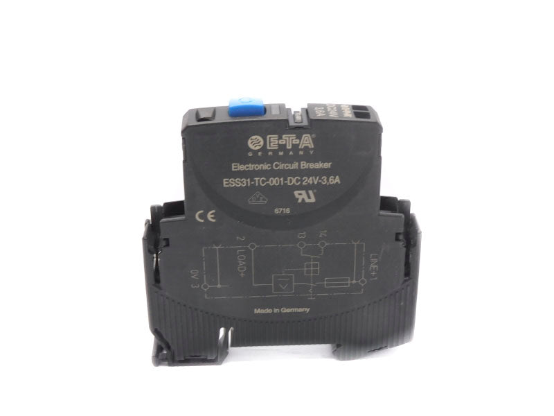 E-T-A ESS31-TC-001-DC24V-3,6A 24VDC 6A UNMP