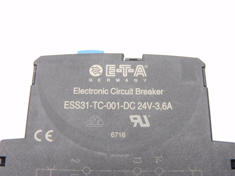 E-T-A ESS31-TC-001-DC24V-3,6A 24VDC 6A UNMP