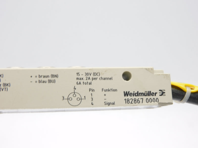 WEIDMULLER 1828670000 15-30VDC 6A UNMP