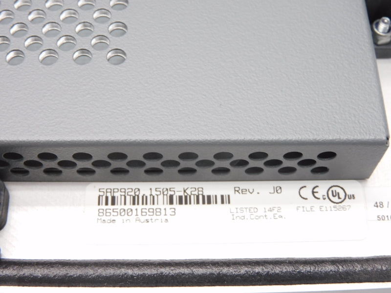 B&R AUTOMATION JONAS&REDMANN 5AP920.1505-K28 24VDC 3.2A NSMP