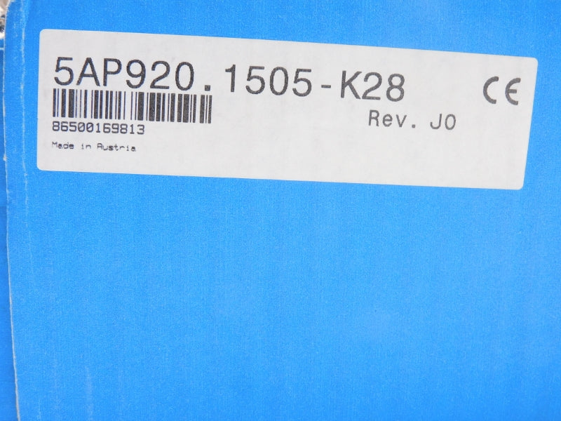 B&R AUTOMATION JONAS&REDMANN 5AP920.1505-K28 24VDC 3.2A NSMP