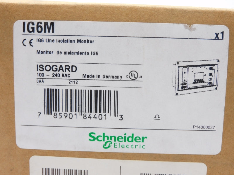SCHNEIDER ELECTRIC IG6M 100-240VAC NSFS