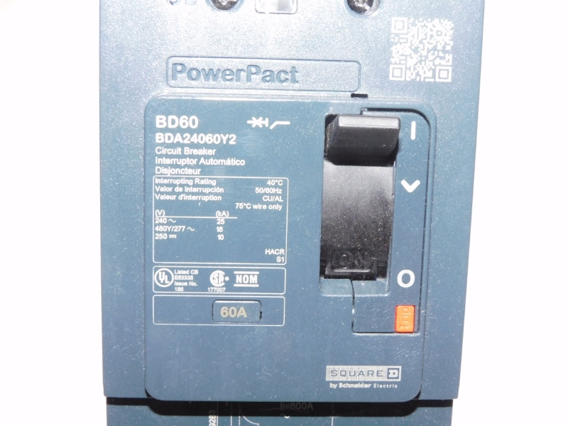 SQUARE D BDA24060Y2 277V 60A NUPI