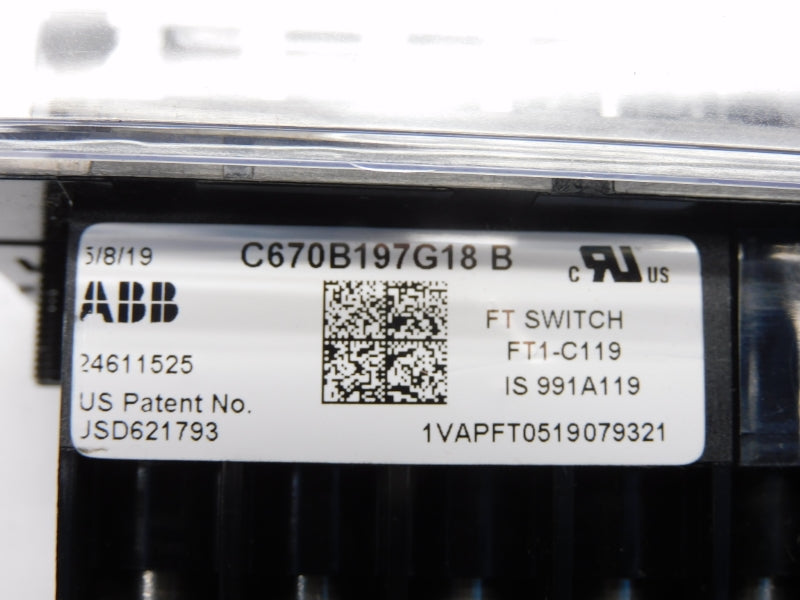 ABB 1VAPFT0519079321 C670B197G18 FT1-C119 NSNP