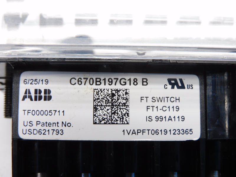 ABB 1VAPFT0619123365 C670B197G18 FT1-C119 NSNP