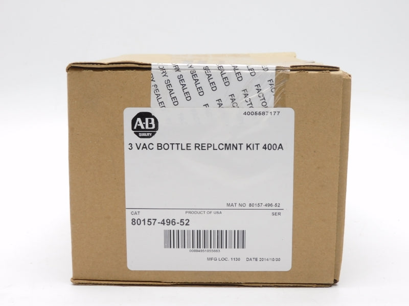 ALLEN BRADLEY 80157-496-52 3VAC 400A DATE: 2014 (BR/WH) NSFS