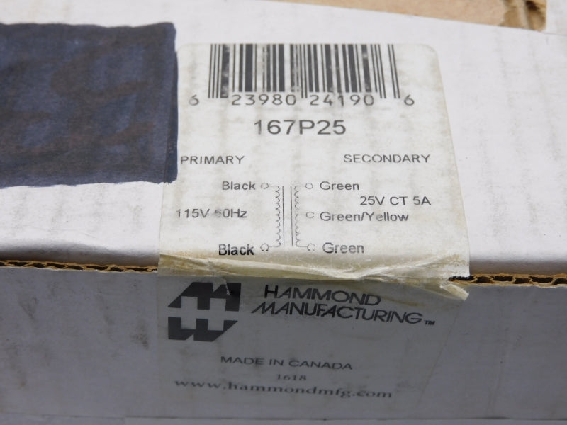 HAMMOND 167P25 115V NSFS
