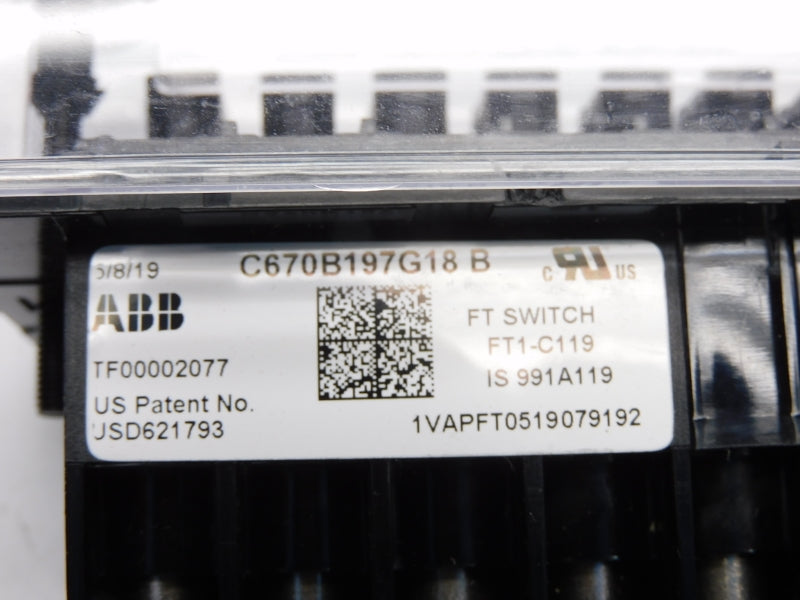 ABB 1VAPFT0519079192 C670B197G18 FT1-C119 NSNP