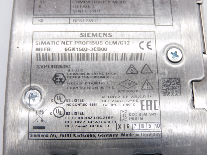 SIEMENS 6GK1503-3CB00 UNMP