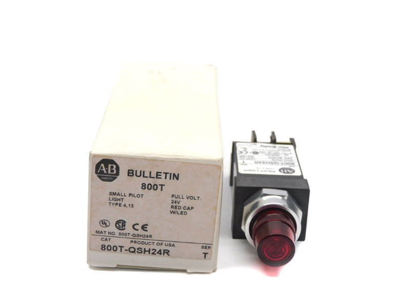 ALLEN BRADLEY 800T-QSH24R SER. T 24V (WH) NSMP