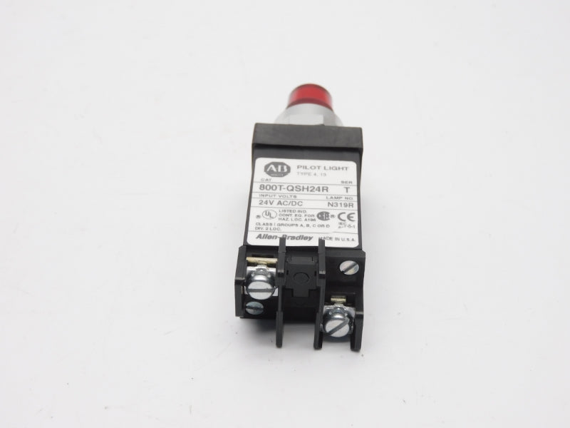 ALLEN BRADLEY 800T-QSH24R SER. T 24V (WH) NSMP