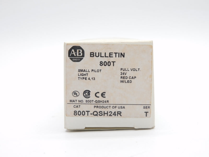 ALLEN BRADLEY 800T-QSH24R SER. T 24V (WH) NSMP