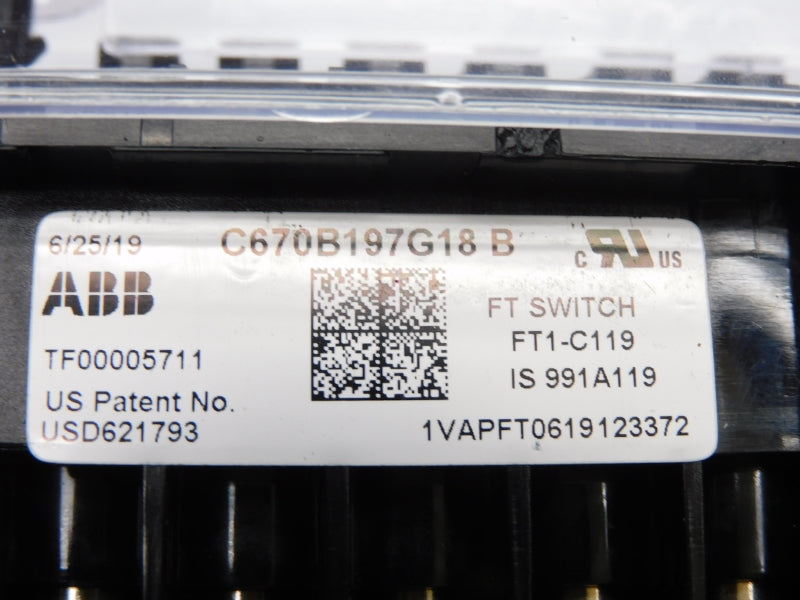 ABB 1VAPFT0619123372 C670B197G18 FT1-C119 NSNP