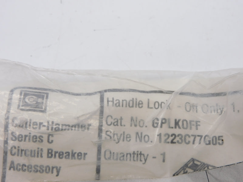 CUTLER HAMMER GPLKOFF 1223C77G05 SER. C NSMP