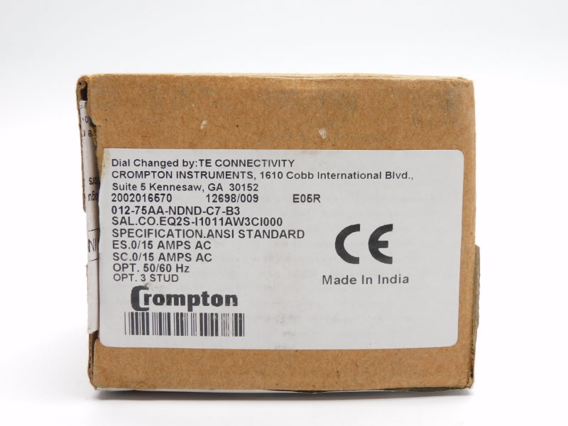 CROMPTON 012-75AA-NDND-C7-B3 850V 0/15AAC NSMP