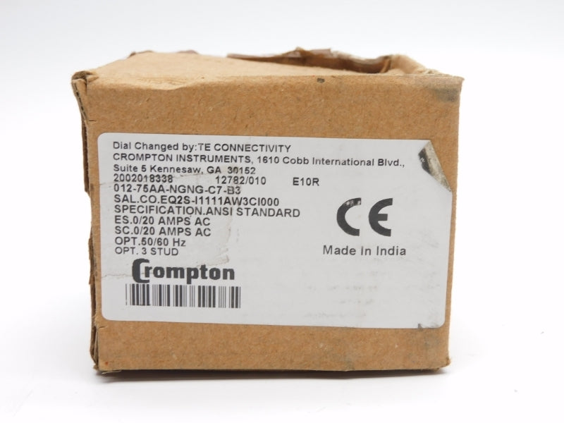 CROMPTON 012-75AA-NGNG-C7-B3 850V 0/20AAC NSMP