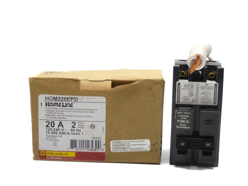 SQUARE D HOM220EPD 120/240V 20A (AS PICTURED) NSMP