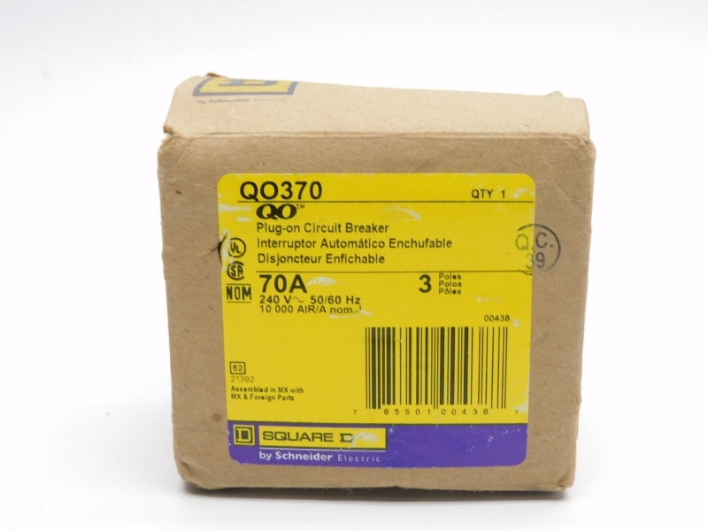 SQUARE D QO370 240V 70A (AS PICTURED) NSMP