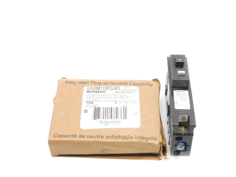 SCHNEIDER ELECTRIC CHOM115PCAFI 120V 15A NSMP