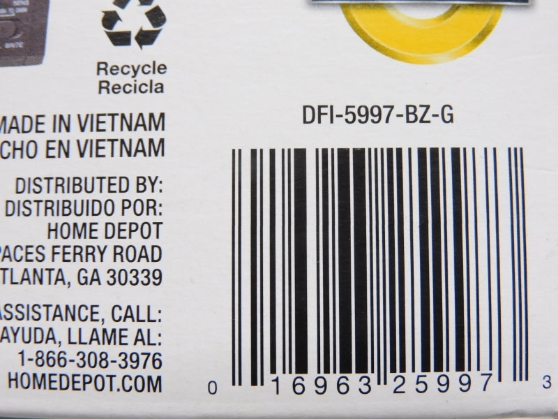 DEFIANT 1002578069 DFI-5997-BZ-G 120V NSMP