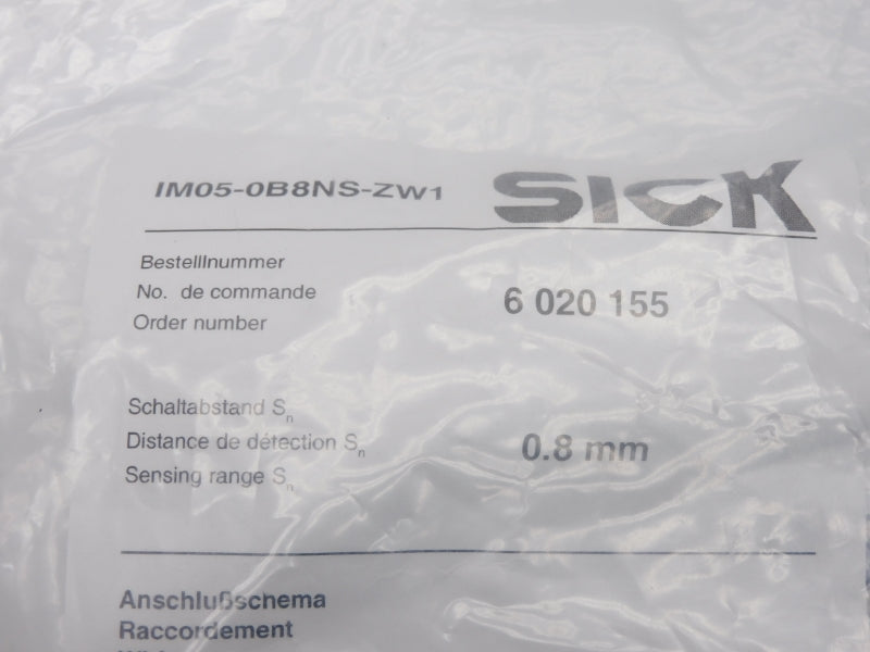 SICK IM05-0B8NS-ZW1 6020155 10-30VDC NSMP