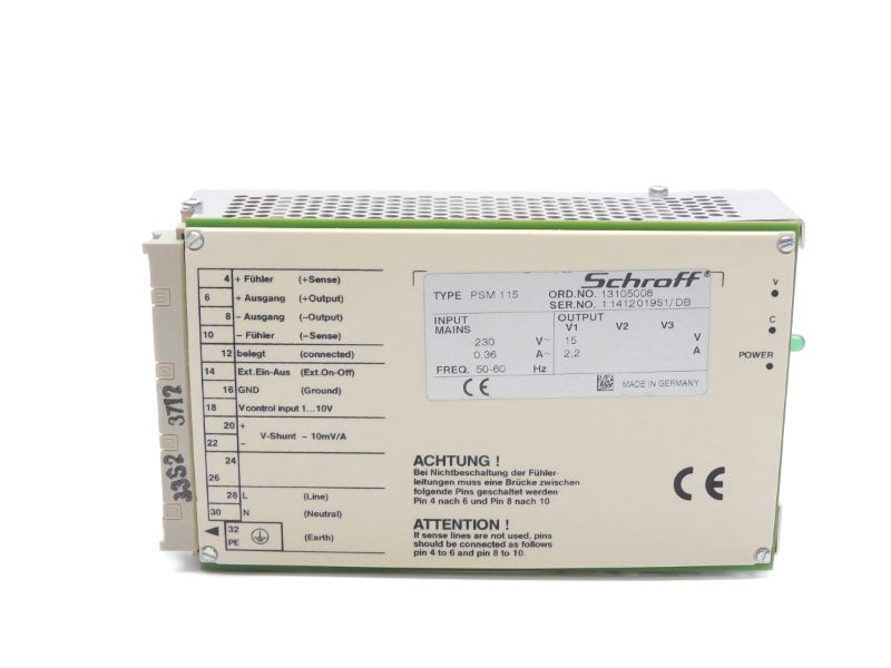 SCHROFF PSM115 230V 0,36A UNMP