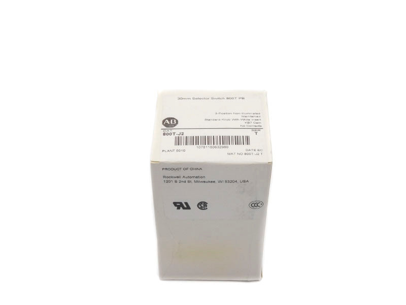 ALLEN BRADLEY 800T-J2 SER. T (WH) NSFS