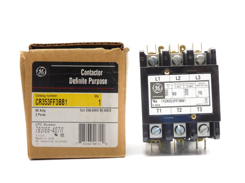 GENERAL ELECTRIC CR353FF3BB1 208-240V 60A NSMP