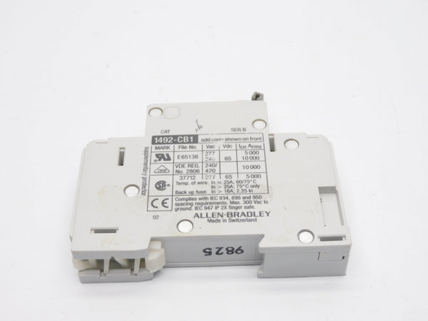 ALLEN BRADLEY 1492-CB1-G050 SER. B 277V 5A NSNP