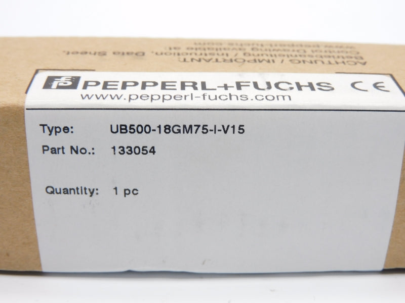 PEPPERL+FUCHS UB500-18GM75-I-V15 133054 10-30VDC NSMP