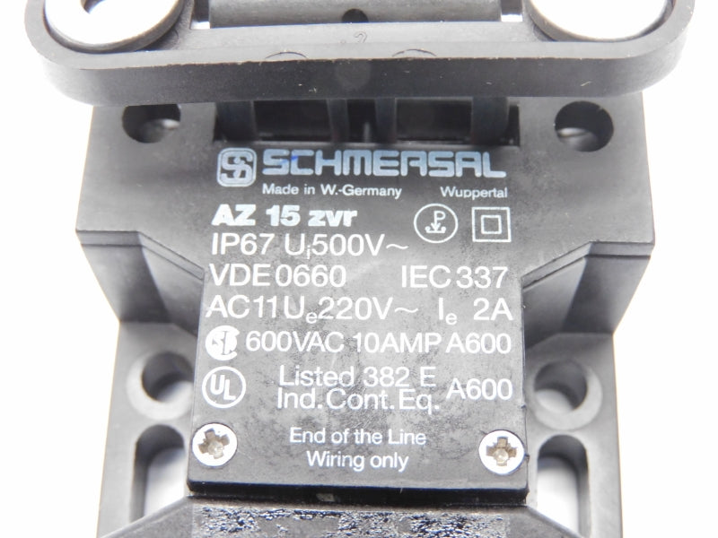 SCHMERSAL AZ15ZVR 500V 2A NSNP
