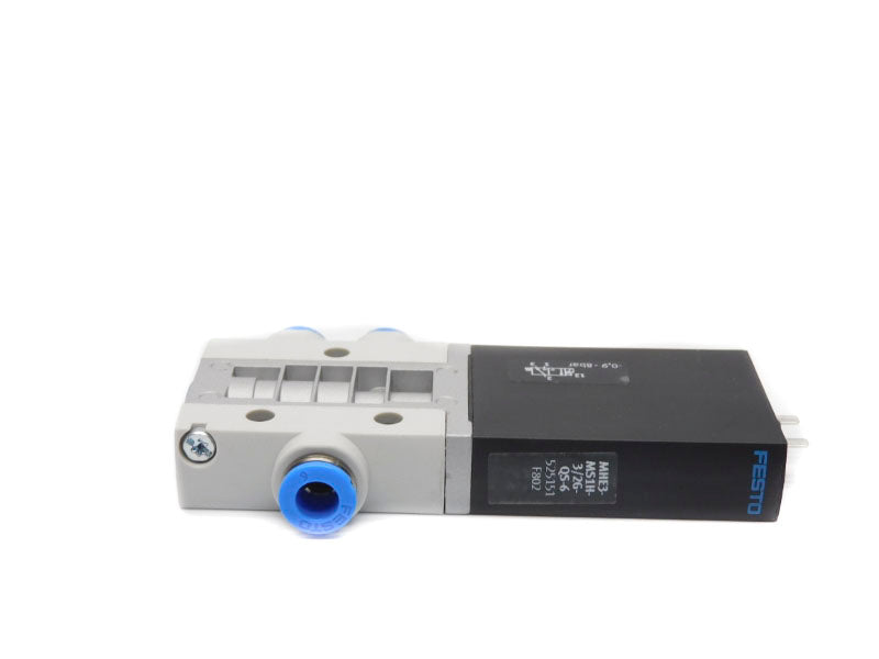 FESTO MHE3-MS1H-3/2G-QS-6 525151 21.6-26.4VDC 1A UNMP