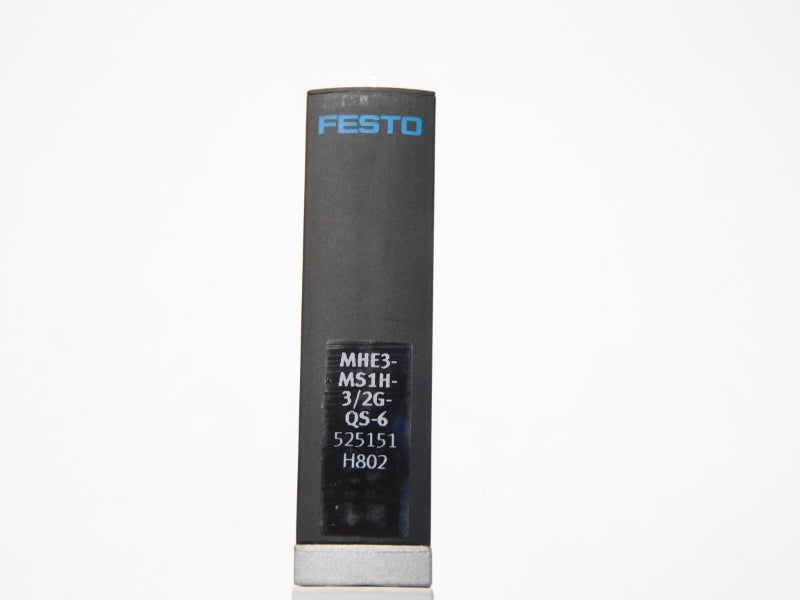 FESTO MHE3-MS1H-3/2G-QS-6 525151 SER. H802 21,6-26,4VDC 1A NSMP