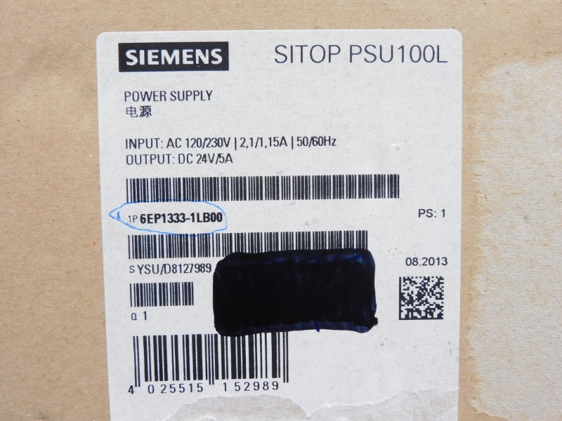 SIEMENS 6EP1333-1LB00 120/230VAC 2,1/1,15A NSMP