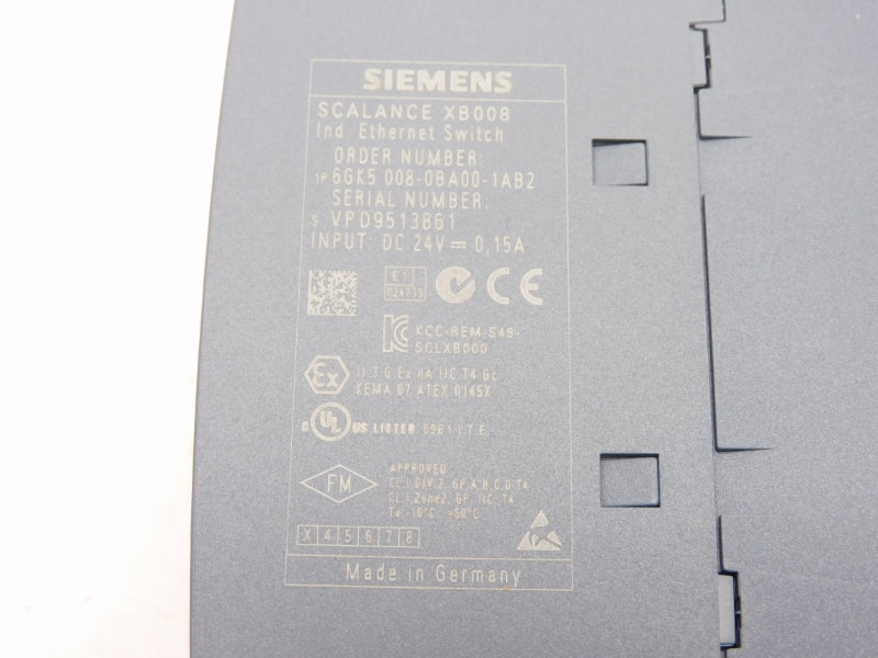 SIEMENS 6GK5008-0BA00-1AB2 24VDC 0,15A NSMP