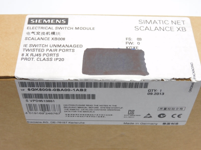 SIEMENS 6GK5008-0BA00-1AB2 24VDC 0,15A NSMP