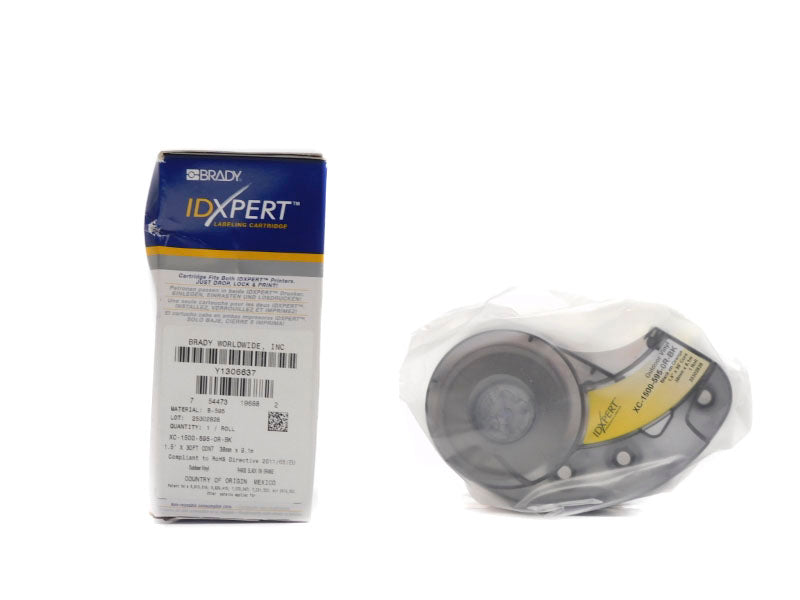 BRADY XC-1500-595-OR-BK NSMP