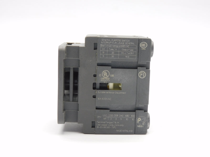 ABB OT16FT3 690V 25A UNMP