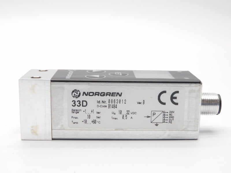 NORGREN 0863012 33D 10-32VDC 0.5A 10BAR NSMP