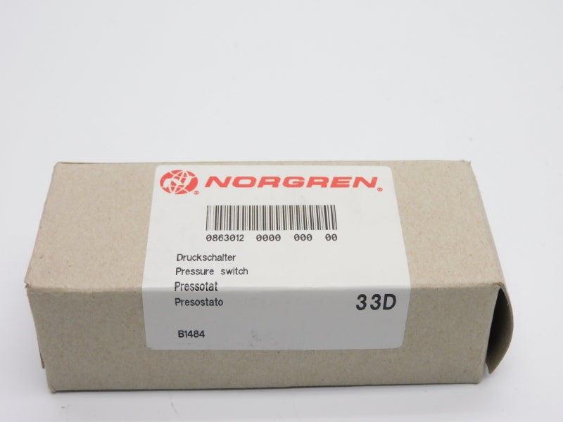 NORGREN 0863012 33D 10-32VDC 0.5A 10BAR NSMP