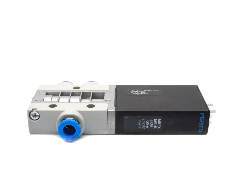 FESTO MHE3-MS1H-3/2G-QS-6 525151 SER. EN02 21,6-26,4VDC 1A UNMP