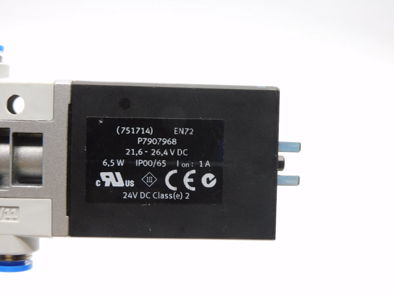 FESTO MHE3-MS1H-3/2G-QS-6 525151 SER. EN02 21,6-26,4VDC 1A UNMP