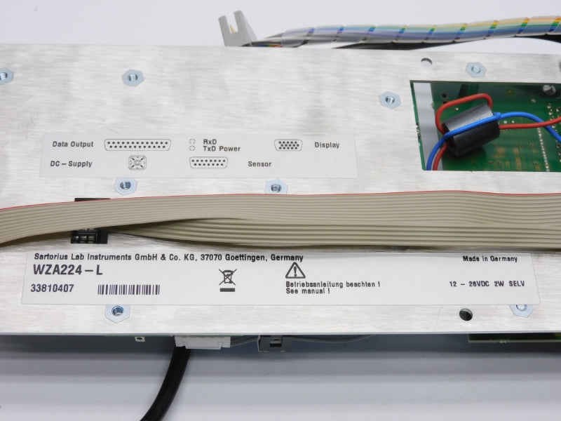 SARTORIUS LAB INSTRUMENTS WZA224-L 33810407 12-26VDC UNMP
