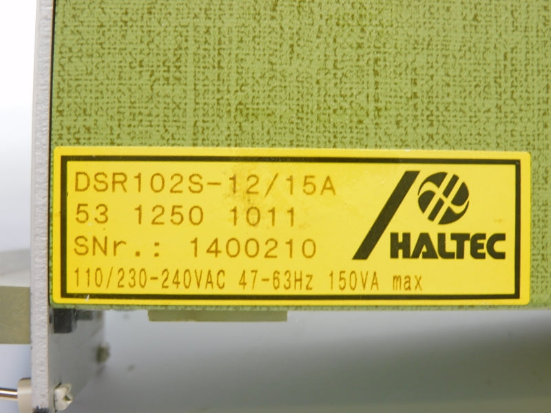 HALTEC DSR102S-12/15A 5312501011 110/230-240VAC UNMP