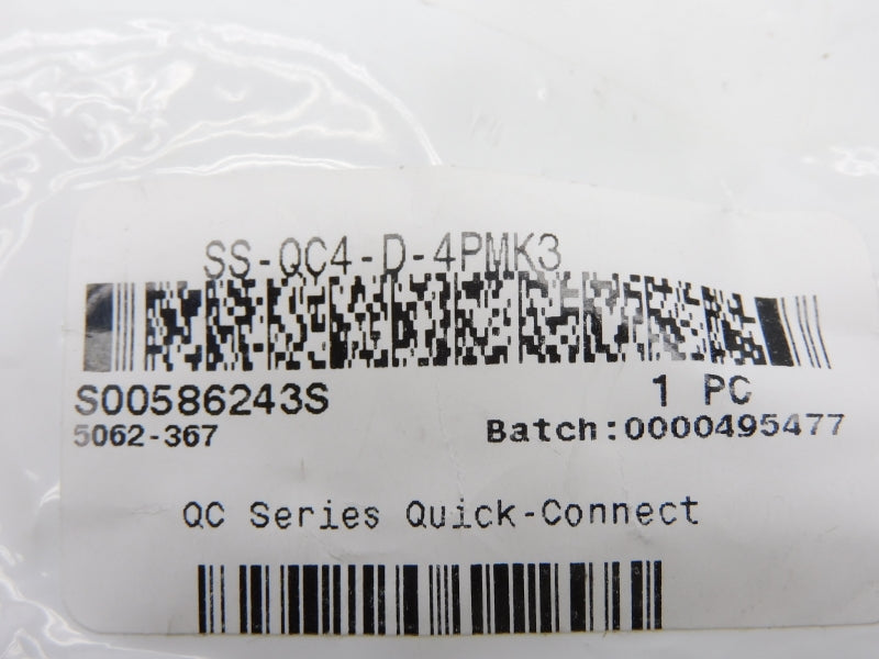 SWAGELOK SS-QC4-D-4PMK3 NSNP