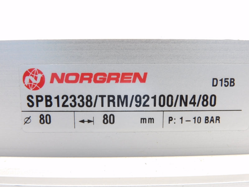 NORGREN SPB12338/TRM/92100/N4/80 1-10BAR 80-80MM UNMP